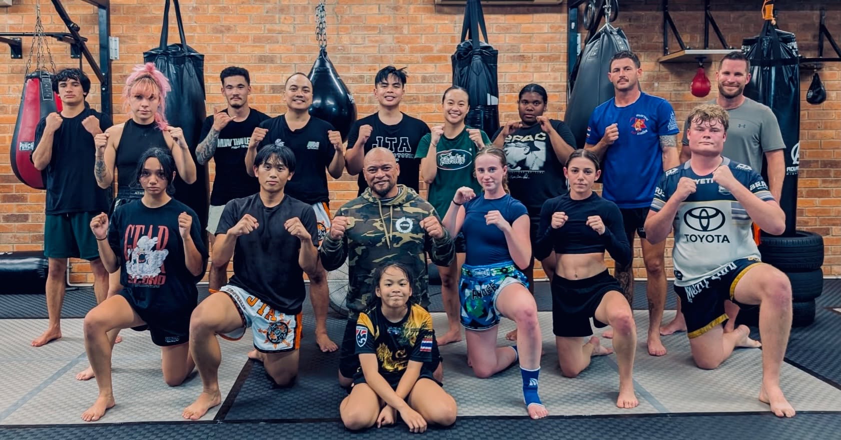 The JTA team and fighters